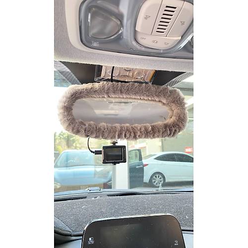 Pelu� Dikiz Ayna K�l�f� S�s Gri