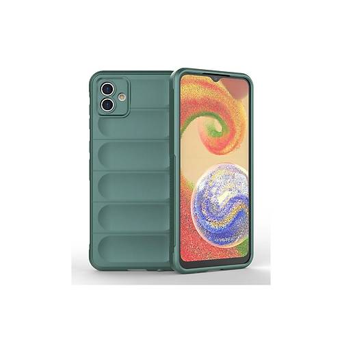 Galaxy A04E K�l�f Optimum Silikon - Koyu Ye�il