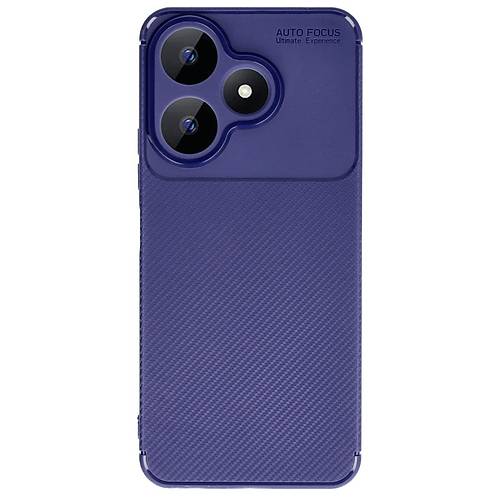 Redmi 13 4G K�l�f Auto Focus Karbon Kapak - Lacivert