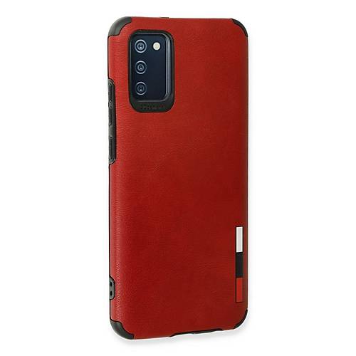 Galaxy A03S K�l�f Loop Deri Silikon - K�rm�z�
