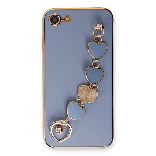 iPhone 7 K�l�f Esila Silikon - Gri