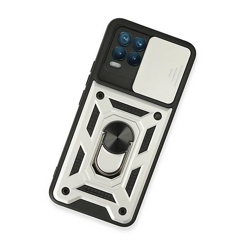Realme 8 K�l�f Pars Lens Y�z�kl� Silikon - G�m��