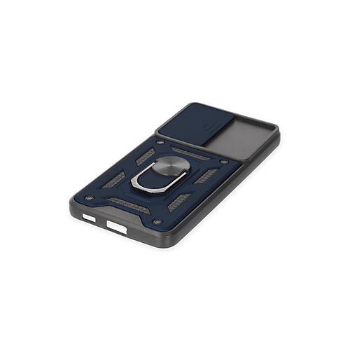 Galaxy S21 FE K�l�f Pars Lens Y�z�kl� Silikon - Lacivert