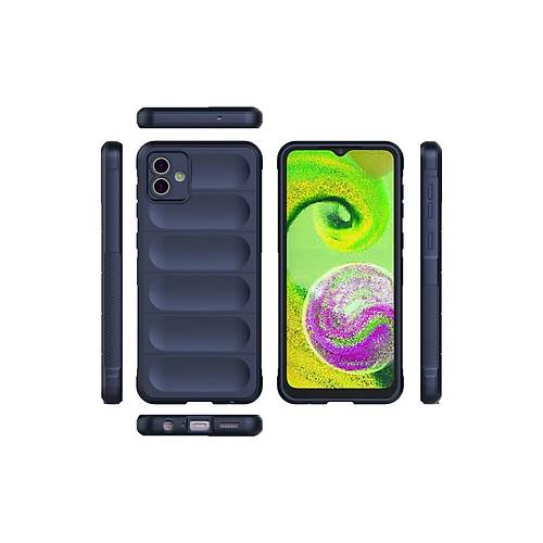 Galaxy A04E K�l�f Optimum Silikon - Lacivert