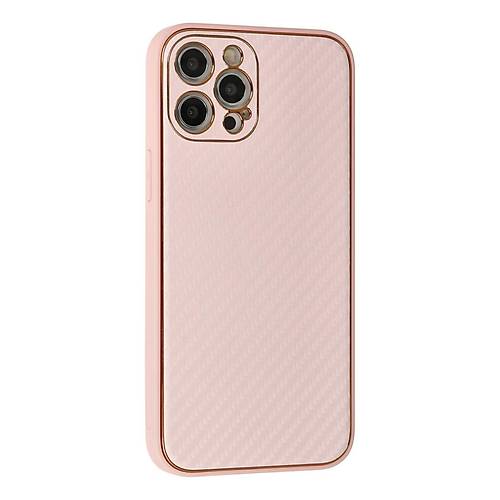iPhone 12 Pro Max K�l�f Coco Karbon Silikon - Pembe