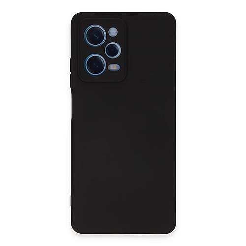 Redmi Note 12 Pro 5G K�l�f Nano i�i Kadife Silikon - Siyah