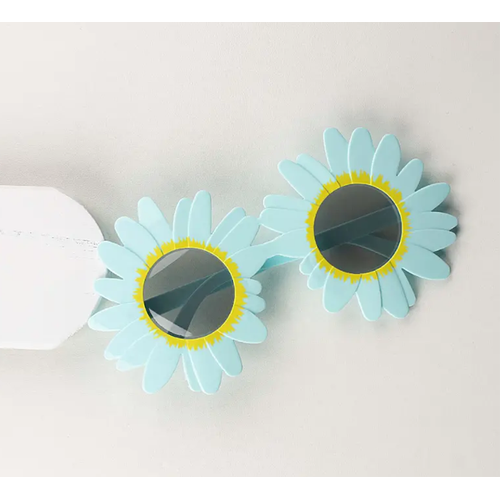 Mavi Renk Papatya �ekilli Parti G�zl��� 18x10 cm