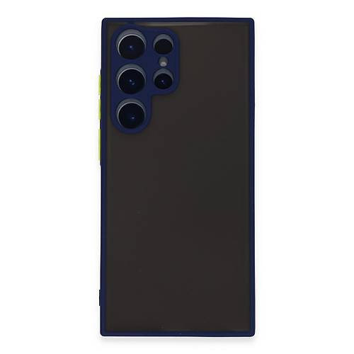 Galaxy S22 Ultra K�l�f Montreal Silikon Kapak - Lacivert