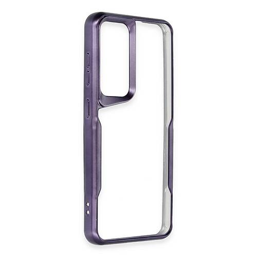Galaxy S24 K�l�f Boyi Silikon Kapak - Derin Mor