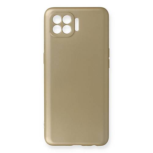 Reno 4 Lite K�l�f First Silikon - Gold