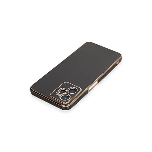 Realme C35 K�l�f Volet Silikon - Siyah