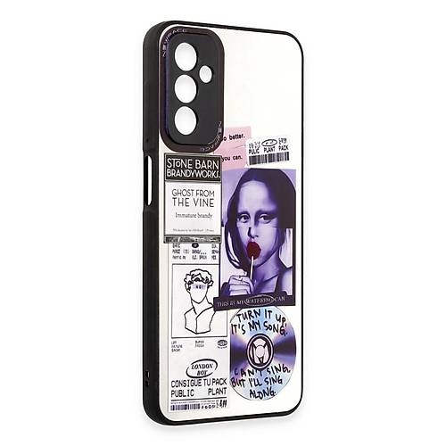 Galaxy M23 K�l�f Mirror Desenli Kapak - Mirror - 2