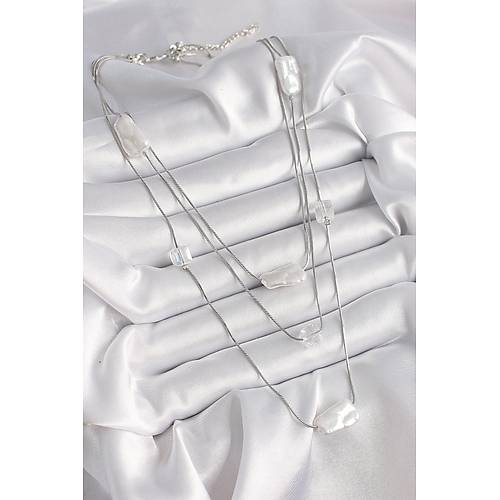 Pirin� G�m�� Renk Ezme �nci Model �oklu Kad�n Kolye