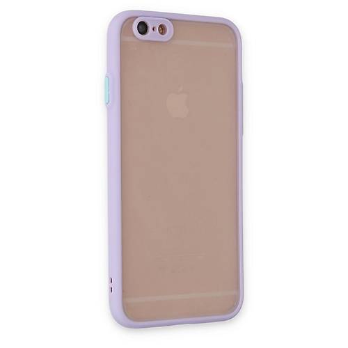 iPhone 6 K�l�f Montreal Silikon Kapak - Mor