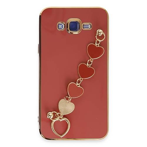 Galaxy J7 K�l�f Esila Silikon - K�rm�z�