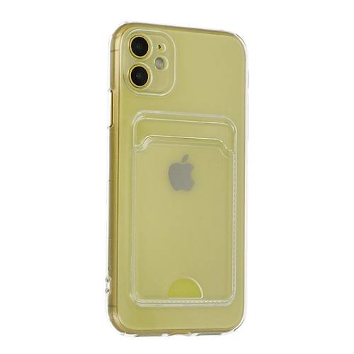 iPhone 11 K�l�f Kart �effaf Silikon - �effaf