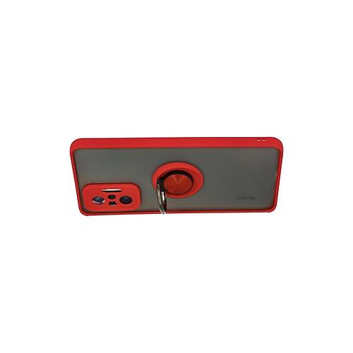Redmi Note 10 Pro K�l�f Montreal Y�z�kl� Silikon Kapak - K�rm�z�