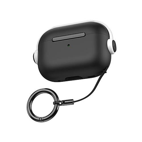 Airpods Pro 2 (2.nesil) Cool K�l�f - Siyah-Beyaz