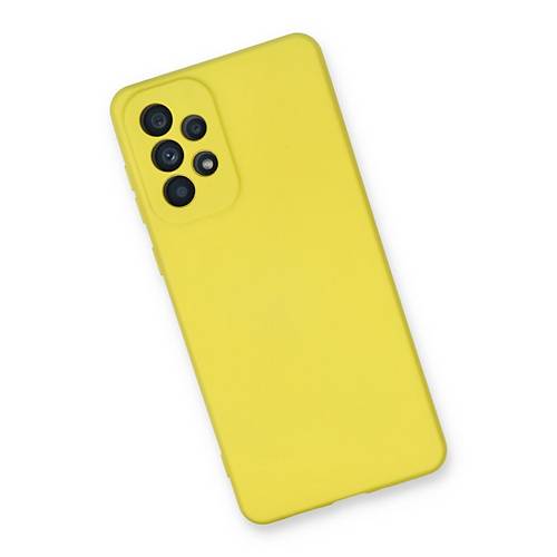 Galaxy A33 5G K�l�f Nano i�i Kadife Silikon - Sar�