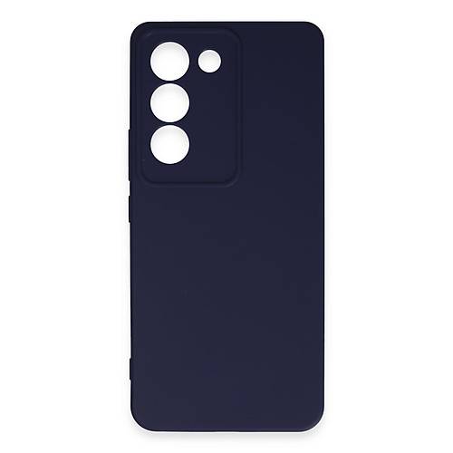V30 Lite 4G K�l�f First Silikon - Lacivert