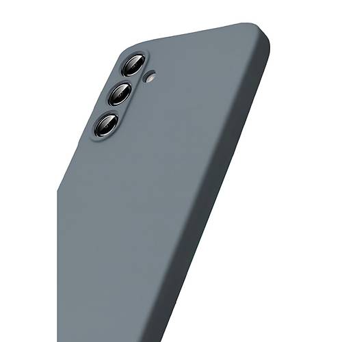 Galaxy A17 5G Nano i�i Kadife Silikon - Gri