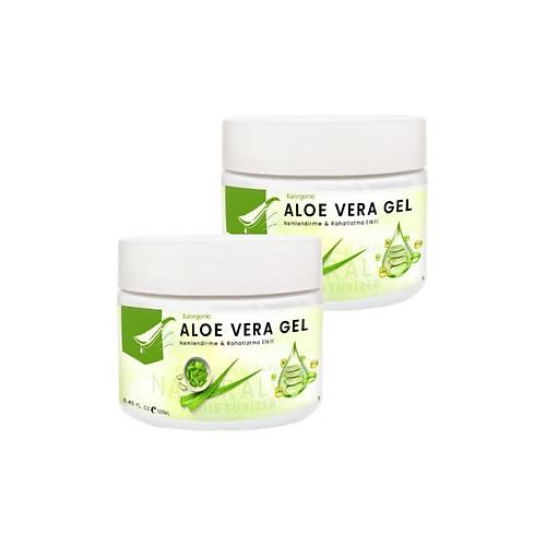 Eurorganic Aloe Vera Jel Cildiniz ��in Ferahlama ve Nem Dokunu� 100 ml x 2 adet