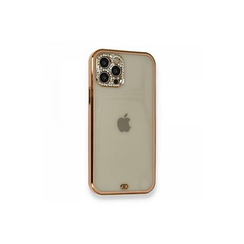 iPhone 12 Pro K�l�f Liva Ta�l� Silikon - Pembe