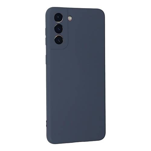 Galaxy S21 Plus K�l�f Nano i�i Kadife Silikon - Gri