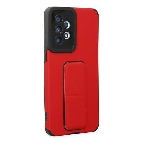 Galaxy A33 5G K�l�f Mega Standl� Silikon - K�rm�z�
