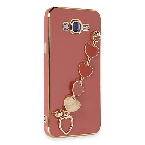 Galaxy J7 K�l�f Esila Silikon - K�rm�z�
