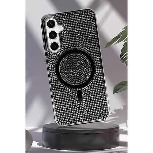 Galaxy S23 K�l�f Helen Magsafe Kapak - Gold