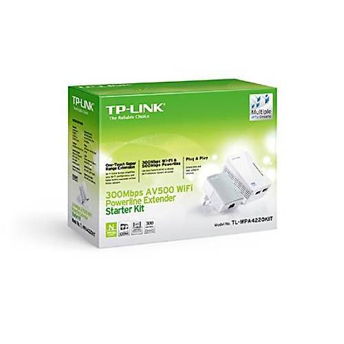 TP-LINK TL-WPA4220 KIT 300MBPS AV600 PRIZ T�P� POWERLINE GENISLETICI
