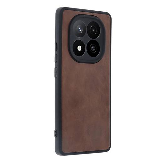 Redmi Note 14 Pro 4G K�l�f Aras Deri Kapak - Taba