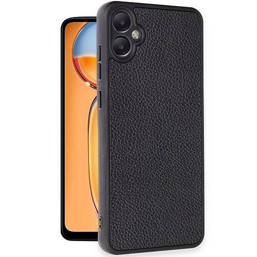 Galaxy A05 K�l�f Aras Deri Kapak - Siyah