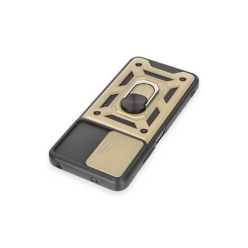 Redmi Note 12 5G K�l�f Pars Lens Y�z�kl� Silikon - Gold