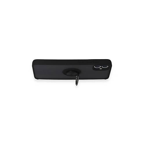 Galaxy A05 K�l�f Montreal Y�z�kl� Silikon Kapak - Siyah