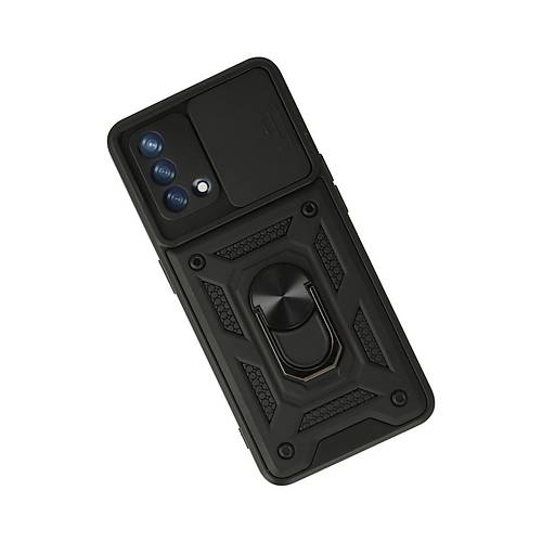 A74 4G K�l�f Pars Lens Y�z�kl� Silikon - Siyah