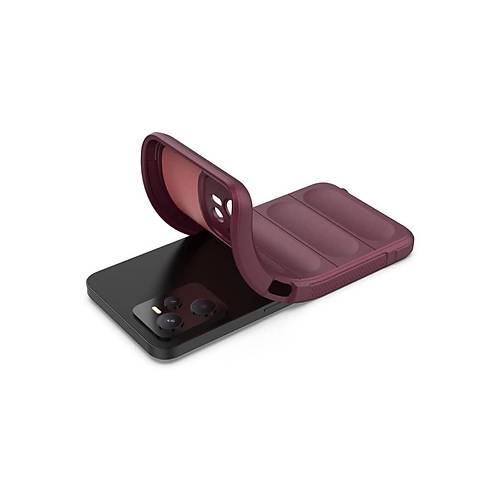 Realme C35 K�l�f Optimum Silikon - Bordo