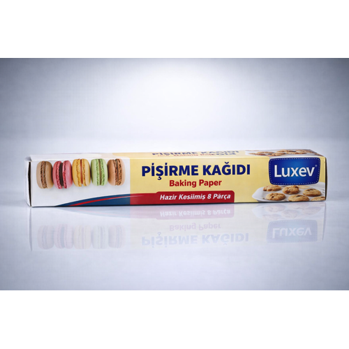 Luxev Pi�irme Ka��d� Haz�r Kesilmi� 8 Par�a Ya�l� Ka��t F�r�n Ka��d� Baking Paper