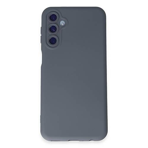 Galaxy M34 5G K�l�f Nano i�i Kadife Silikon - Gri