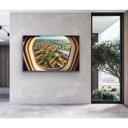 U�ak Penceresi Manzara Kanvas Tablo 100x160cm