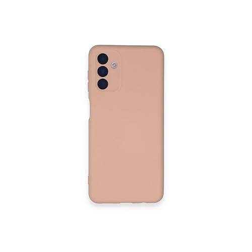 Galaxy A14 4G K�l�f Nano i�i Kadife Silikon - Pudra