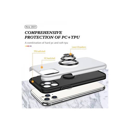 iPhone 11 Pro Max K�l�f Elit Y�z�kl� Kapak - G�m��