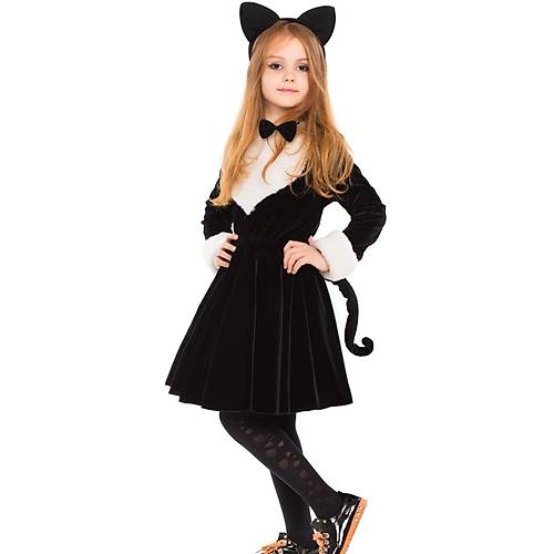 Kedi Kost�m Ta� Kuyruk Papyon Seti 1 Adet