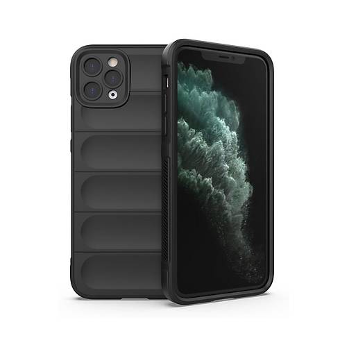 iPhone 11 Pro K�l�f Optimum Silikon - Siyah