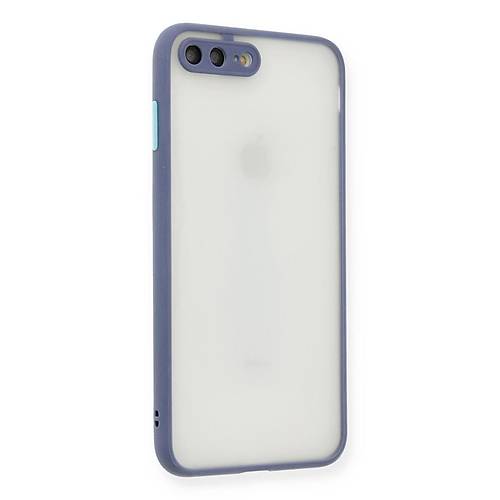iPhone 7 Plus K�l�f Montreal Silikon Kapak - Gri