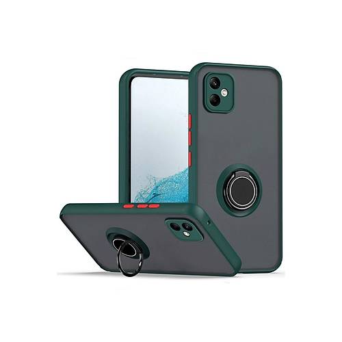 Galaxy A06 K�l�f Montreal Y�z�kl� Silikon Kapak - Ye�il
