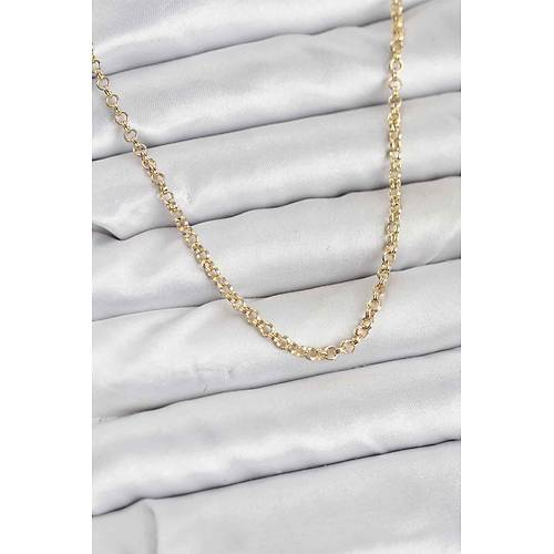 CM Gold Renk Pirin� Halkal� Model Kad�n Kolye