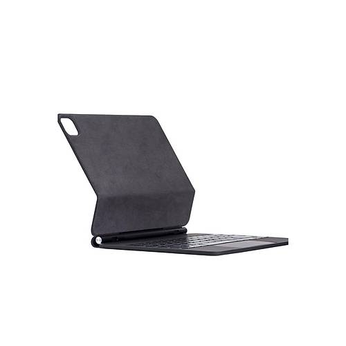 iPad Pro 11 (2024) K�l�f X7P Magic Manyetik Klavyeli Tablet K�l�f� - Siyah