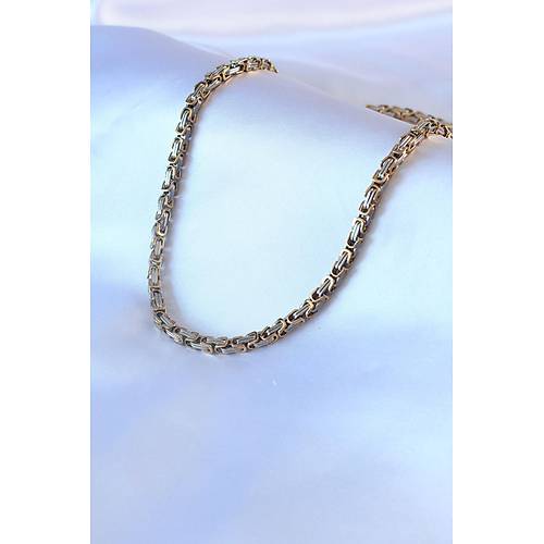 316L �elik Mix Renk Kral Zincir Model Erkek Kolye